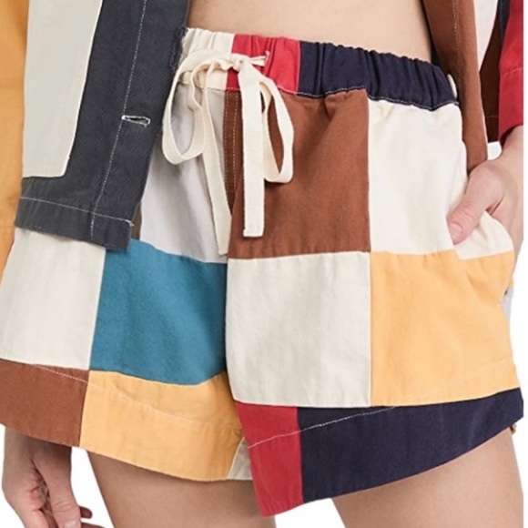 ***SOLD***The Great patchwork shorts size M - Picture 3 of 5